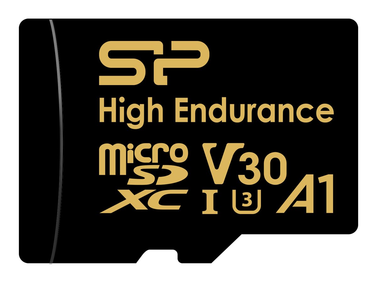 Silicon Power Flash memory card - Golden Series - 64 GB - Flash memory class A1, V30, UHS-I U3 - microSDXC