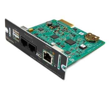 Schneider Electric AP9641 - Network Management Card 3 (NMC3) with Environmental Monitoring, secure remote UPS monitoring and management