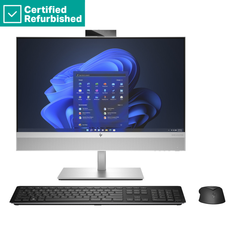 RENEW SILVER HP Elite 840 G9 AIO All-in-One 24 - i5-12500, 16GB, 1TB SSD, 23.8 FHD Non-Touch AG, Height Adjustable, Win 11 Pro, 1 years