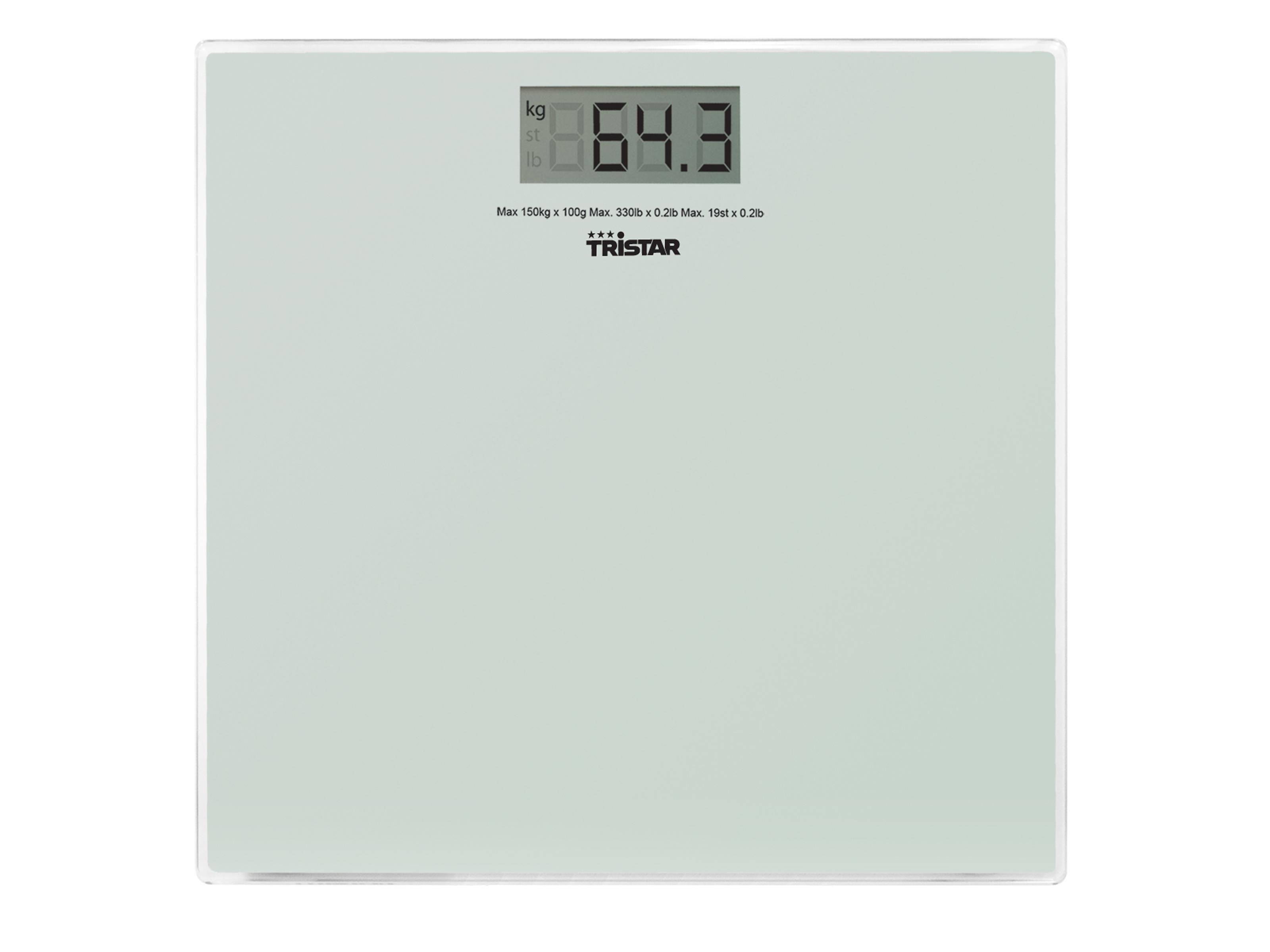 Tristar - Bathroom scale - WG-2419 - Maximum weight (capacity) 150 kg - Accuracy 100 g - White