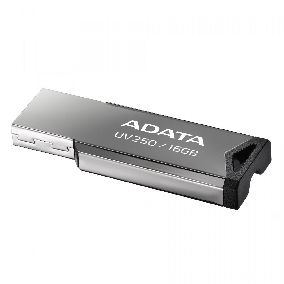 ADATA - FlashDrive UV250 - 16 GB - USB Type-A - Silver