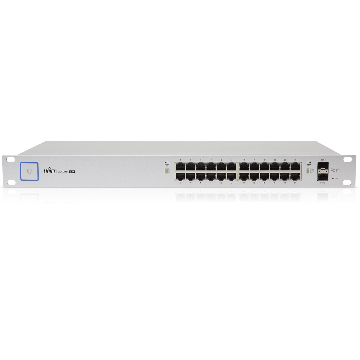 Ubiquiti - 16Port Gigabit Switch with PoE and SFP - USW-16-POE - Managed L2 - Rack-mountable/Desktop