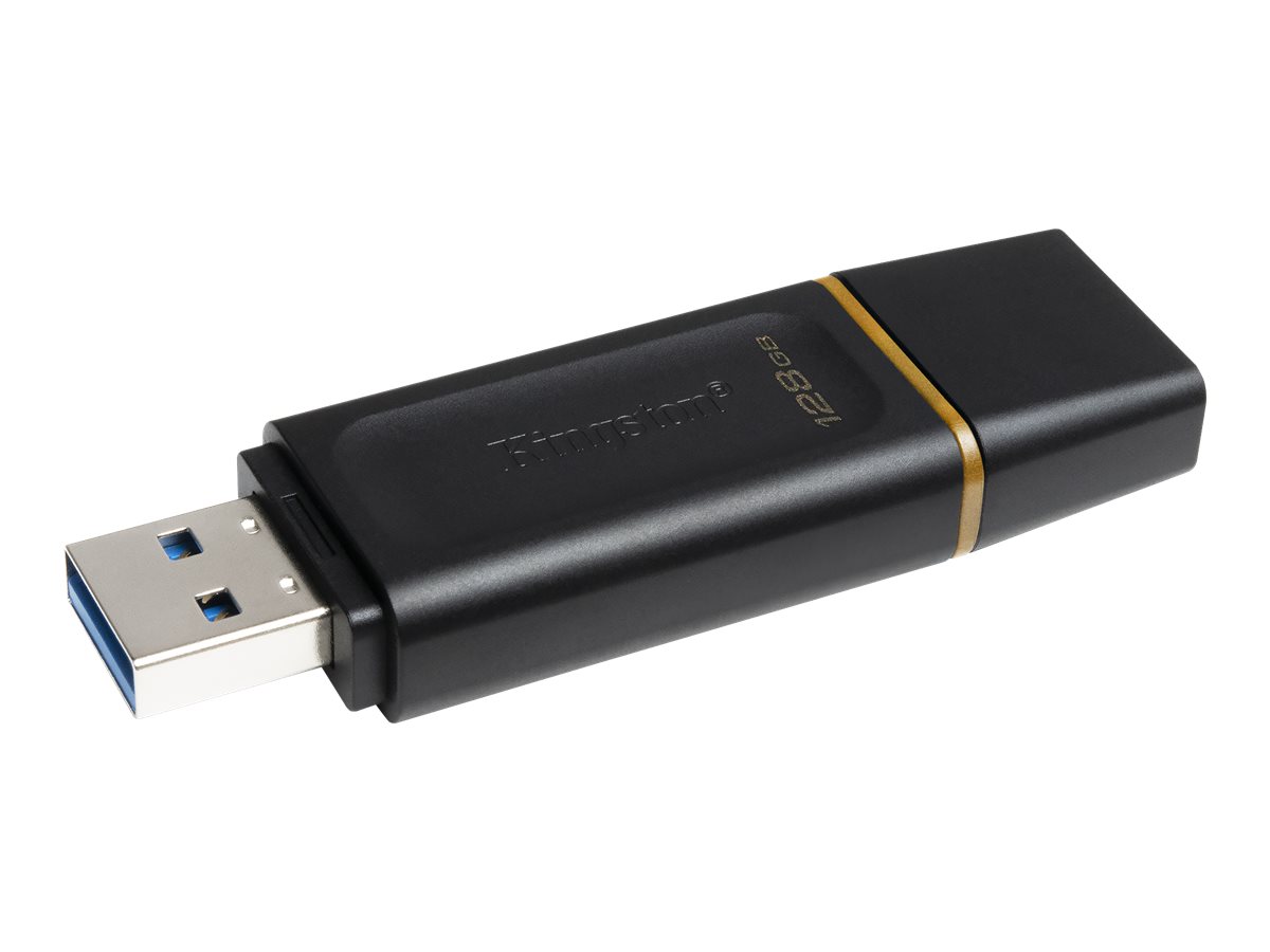 Kingston - DataTraveler Exodia - 128 GB - USB Type-A - Black
