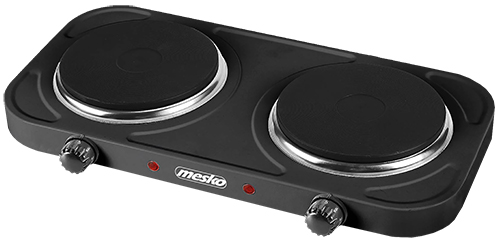 Mesko - Electric stove - MS 6509 - Number of burners/cooking zones 2 - Electric - Black