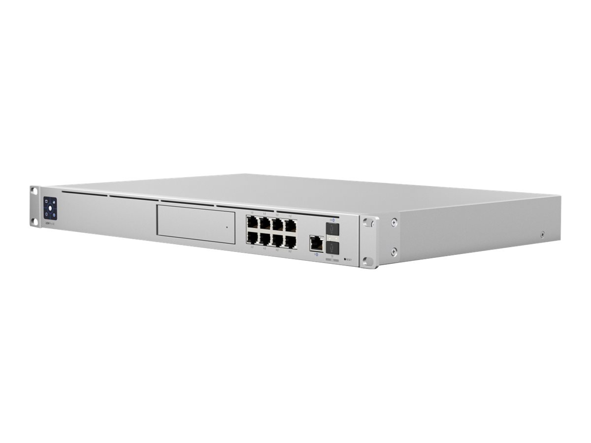 Ubiquiti - All-in-one Router and Security Gateway - UDM-SE - No Wi-Fi - 10/100/1000/2500 Mbit/s - Ethernet LAN (RJ-45) ports 8 - Mesh Support No - MU-MiMO No - No mobile broadband