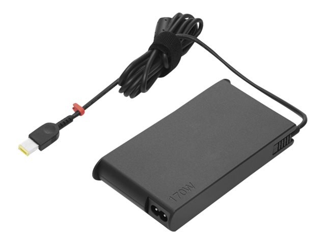 Lenovo - ThinkPad Mobile Workstation Slim 170W AC Power Adapter (Slim-tip) - 4X20S56701 - AC Adapter - 20 V - 170 W