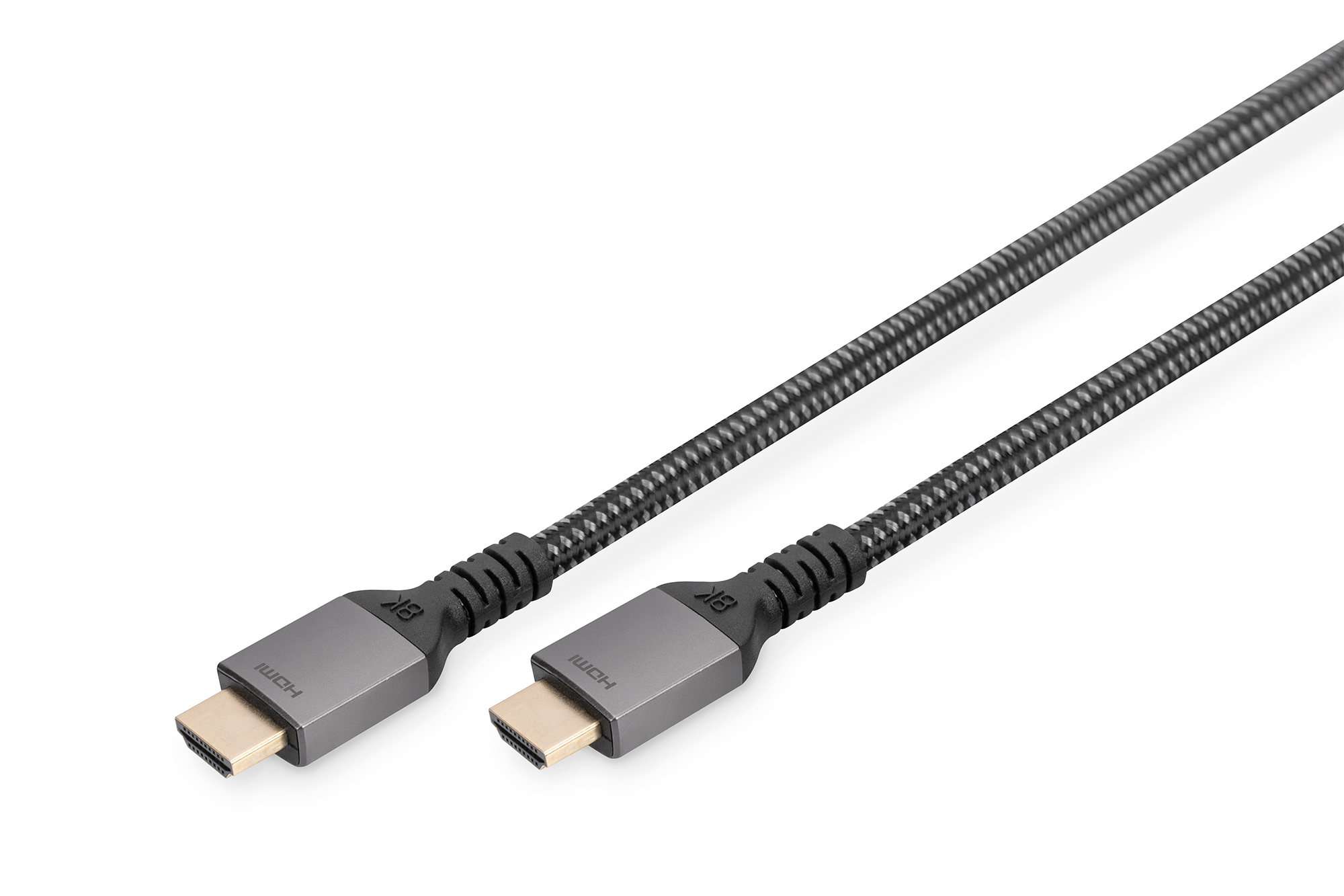Digitus - 8K PREMIUM HDMI 2.1 Connection Cable - DB-330200-010-S - HDMI male (type A) - HDMI male (type A) - HDMI to HDMI - 1 m