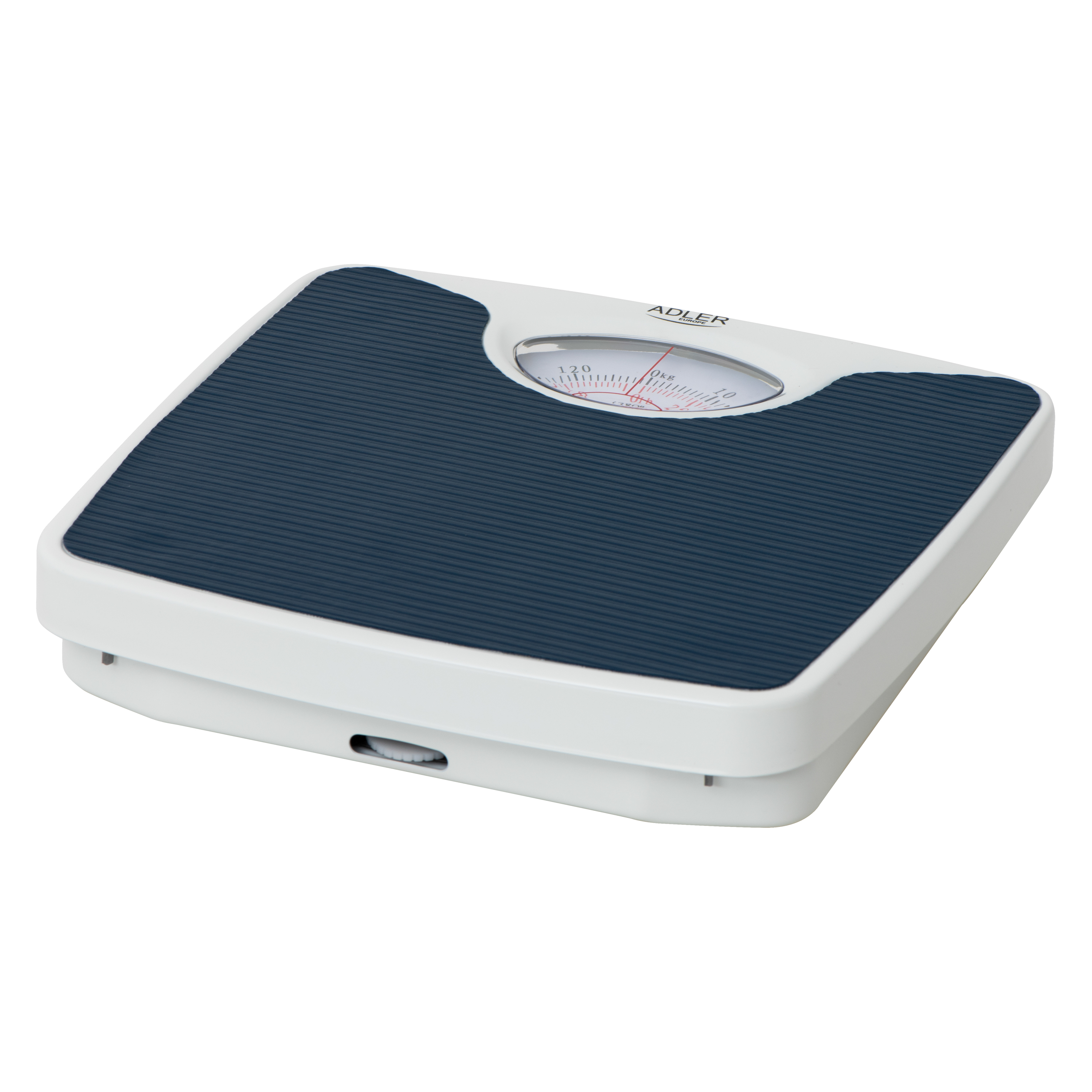 Adler - Mechanical bathroom scale - AD 8151b - Maximum weight (capacity) 130 kg - Accuracy 1000 g - Blue/White