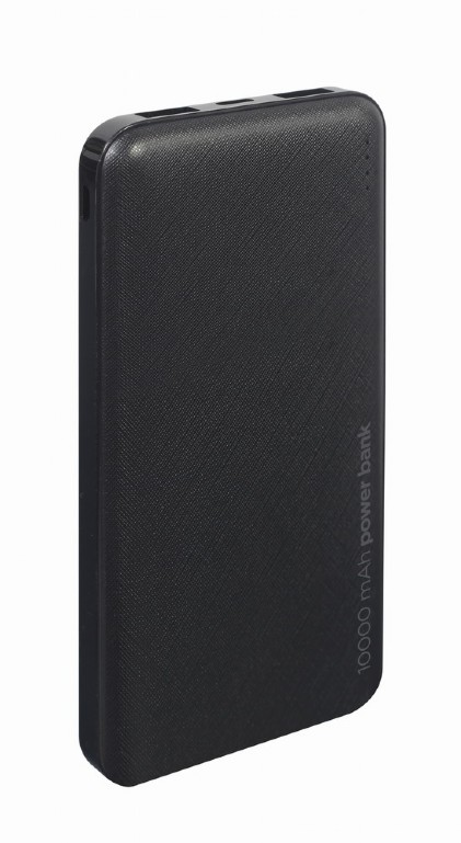 Gembird - Power Bank - PB10-02 - 10000 mAh - Black - 2 x USB-AF