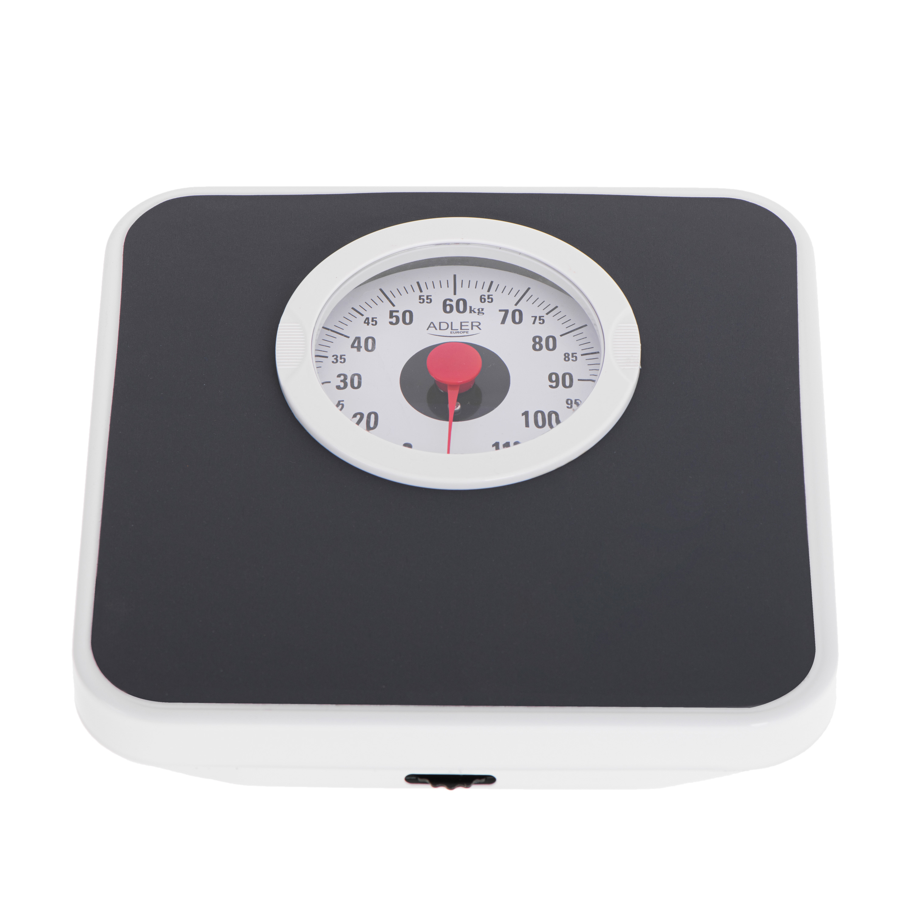 Adler - Mechanical Bathroom Scale - AD 8178 - Maximum weight (capacity) 120 kg - Accuracy 1000 g - Black