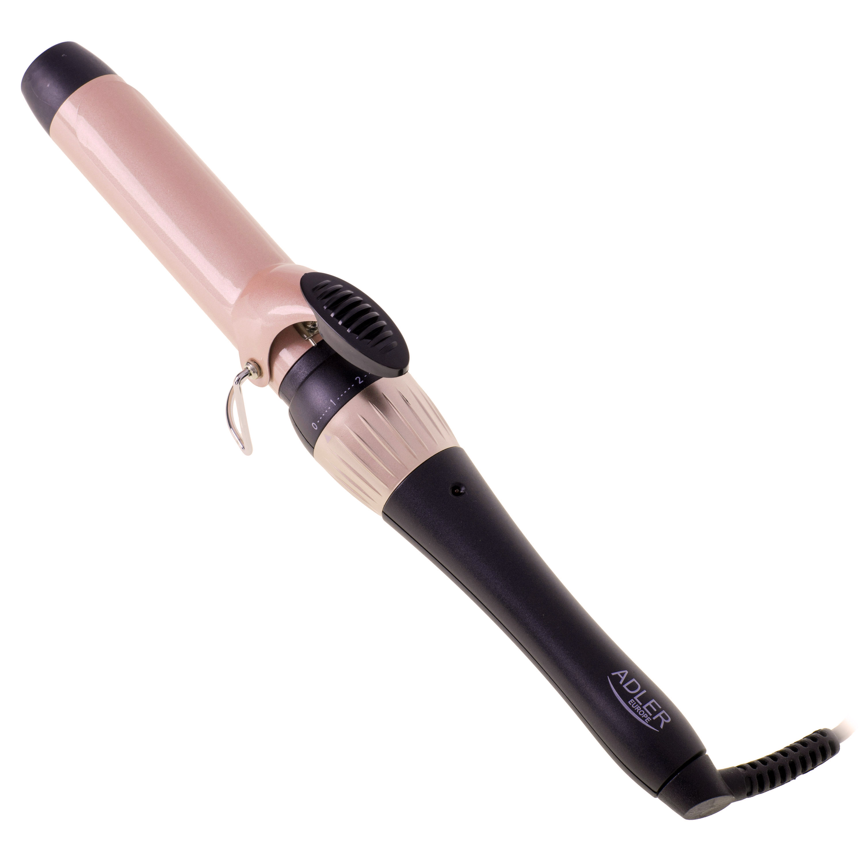 Adler - Curling Iron - AD 2118 - Ceramic heating system - Barrel diameter 32 mm - Temperature (max) 200 °C - 56 W - Black/Pink