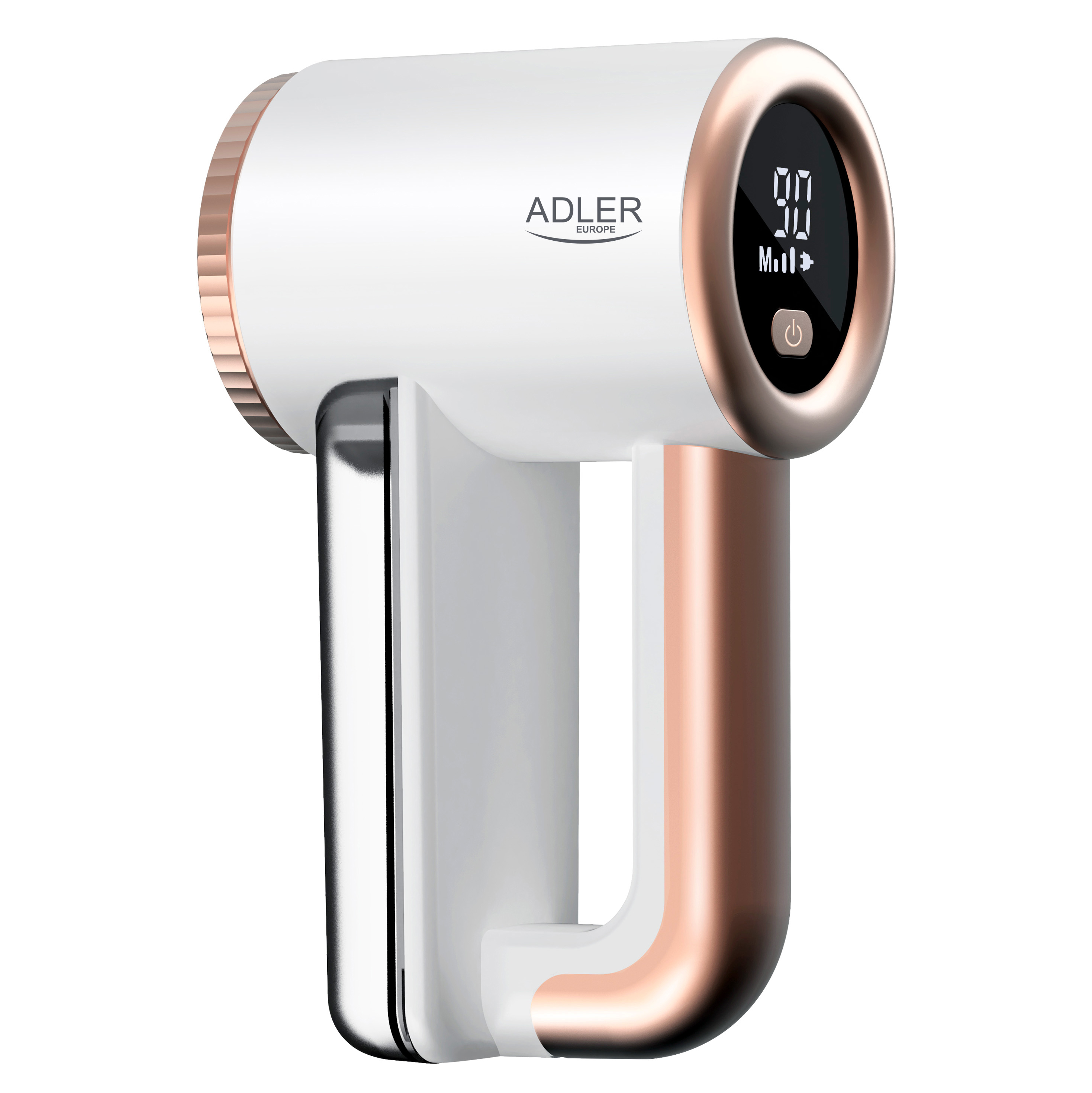 Adler - Lint remover - AD 9617 - Rechargeable battery - 5 W - White/Gold