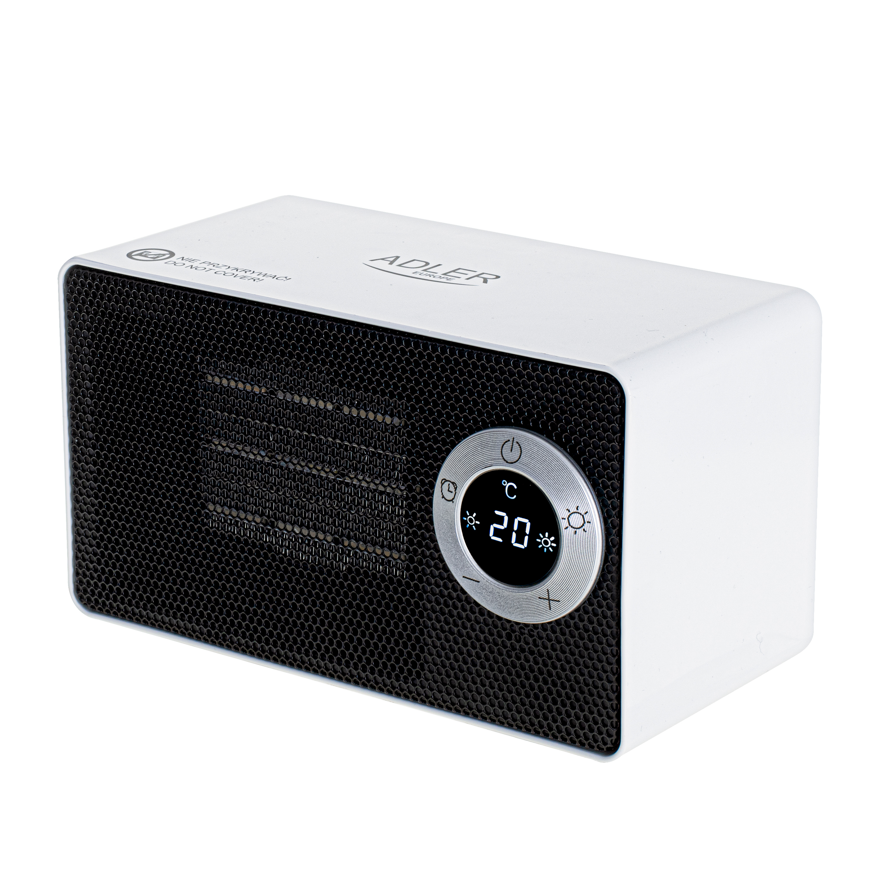 Adler - AD 7746 - Ceramic fan heater - 1000 W - Number of power levels 2 - White