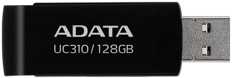 ADATA - USB Flash Drive - UC310 - 128 GB - USB Type-A - Black