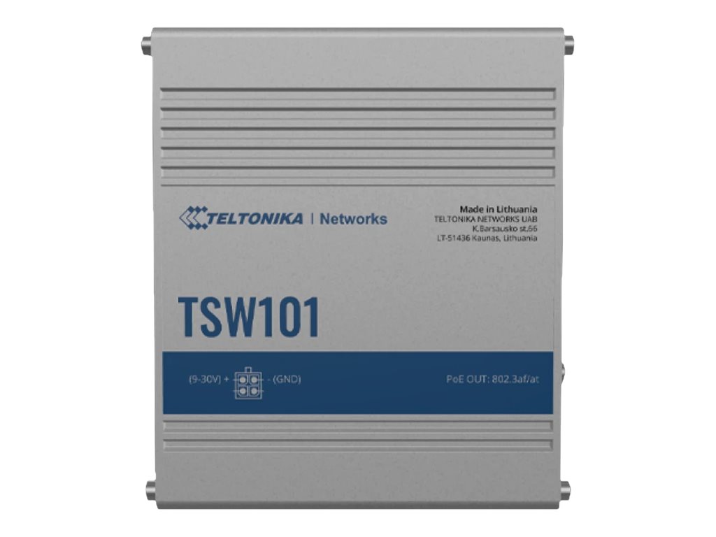 Teltonika - Automotive Switch, 5 ports - TSW101 - Unmanaged - Wall-mountable