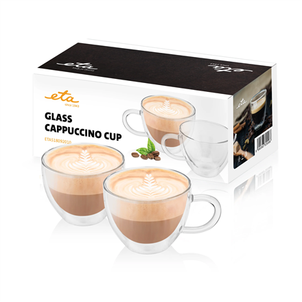 ETA - Cappuccino glasses - ETA518092010 - For coffee - 2 pc(s) - Dishwasher proof