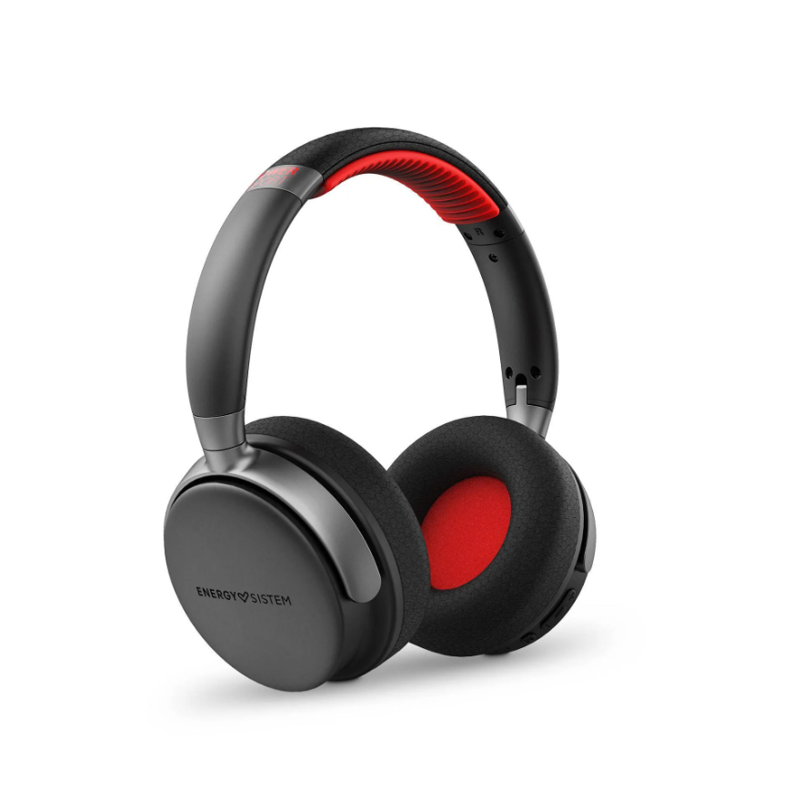 Energy Sistem Headphones - Power Sport - Built-in microphone - Bluetooth - Black/Red