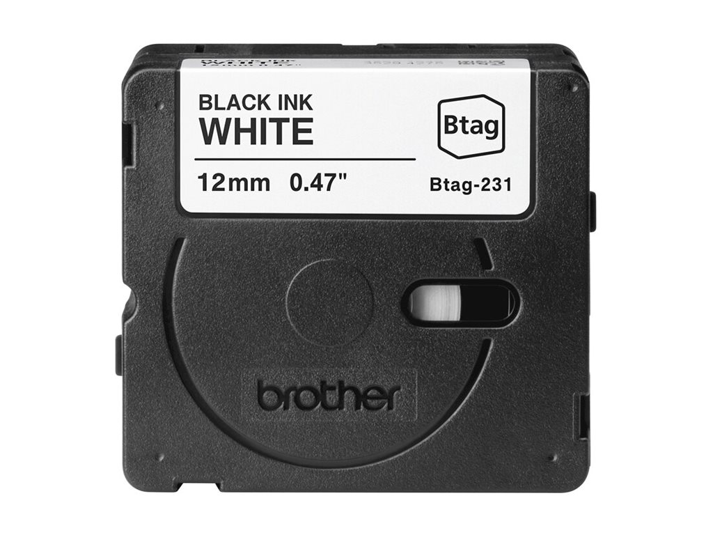 Brother BTAG-231 - Black on White - Btag