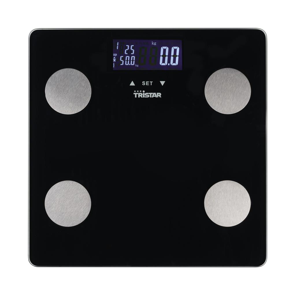 Tristar Personal Scale - WG-2442 - Maximum weight (capacity) 150 kg - Accuracy 100 g - Body Mass Index (BMI) measuring - Black