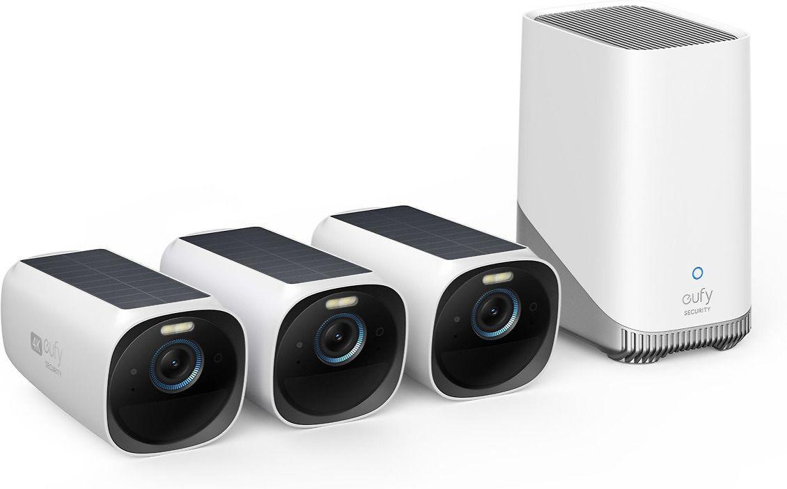 Anker Eufy - Security Camera, 3+1 Kit - eufyCam 3 - IP67 - HDD/SSD storage