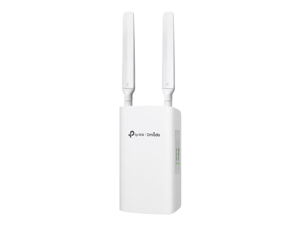 TP-LINK - ER703WP-4G-Outdoor - Omada 4G+ Cat6 AX3000 Wi-Fi 6 Outdoor/Indoor Gateway - Management - Wall-mountable
