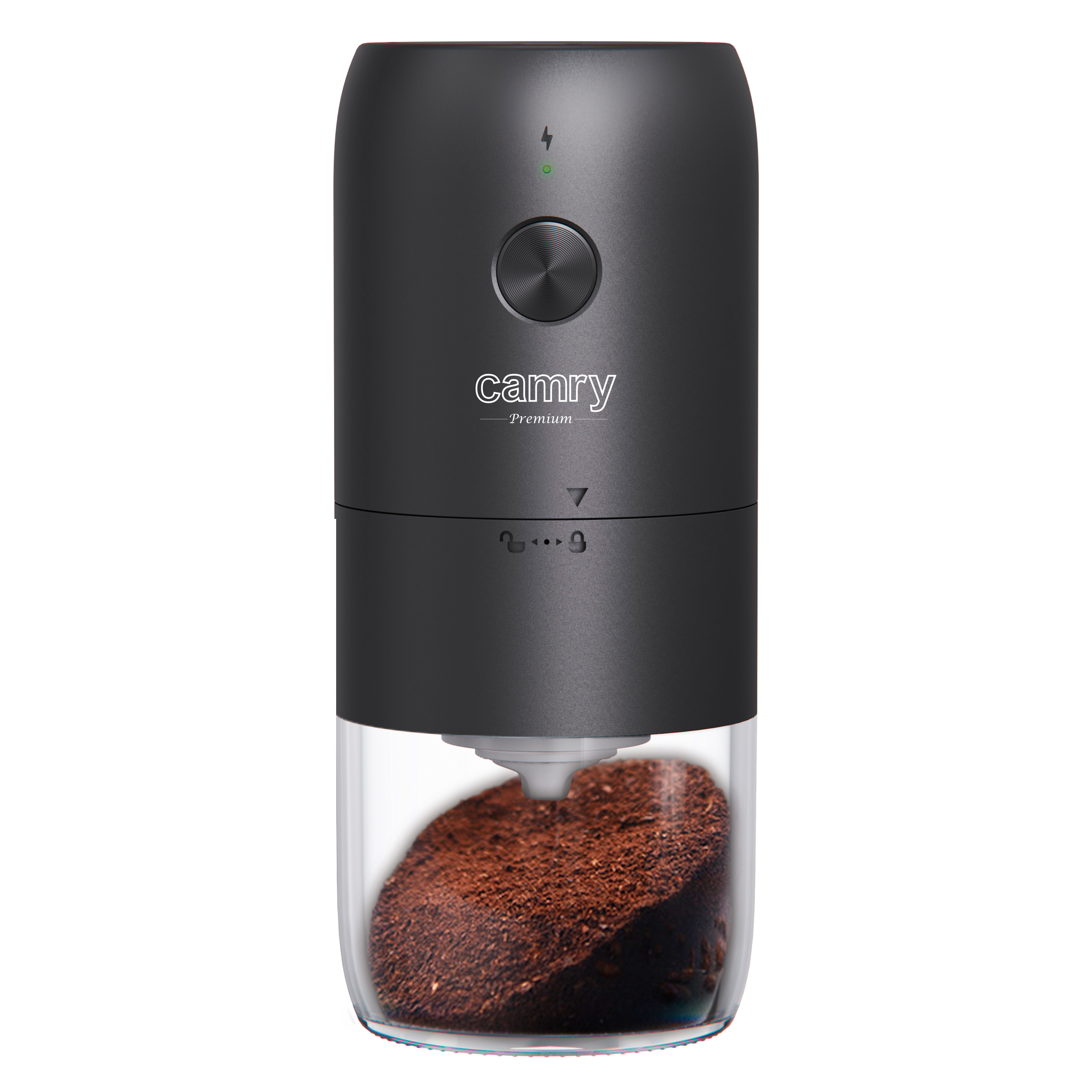 Camry Cordless USB Electric Coffee Grinder - CR 4302 - 25 W - Coffee beans capacity 25-30 g - Black