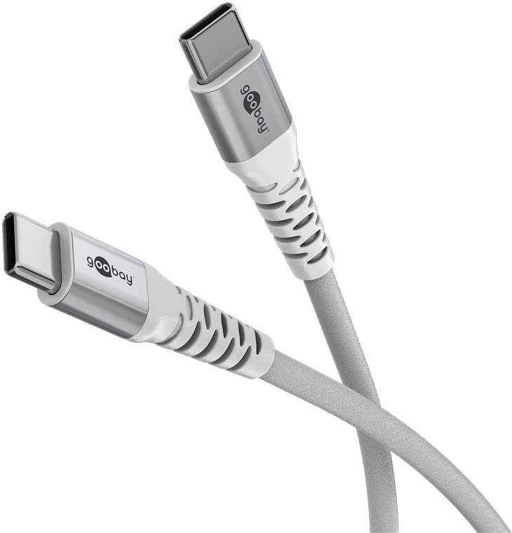 Goobay - USB-C Supersoft Textile Cable with Metal Plugs - 70194