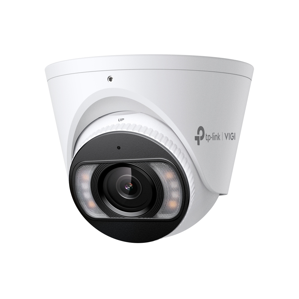 TP-LINK - VIGI 8MP Full-Color Network Camera - InSight S485 - Turret - 8 MP - 2.8mm - IP67 - H.265+ - Micro SD, Max. 512 GB
