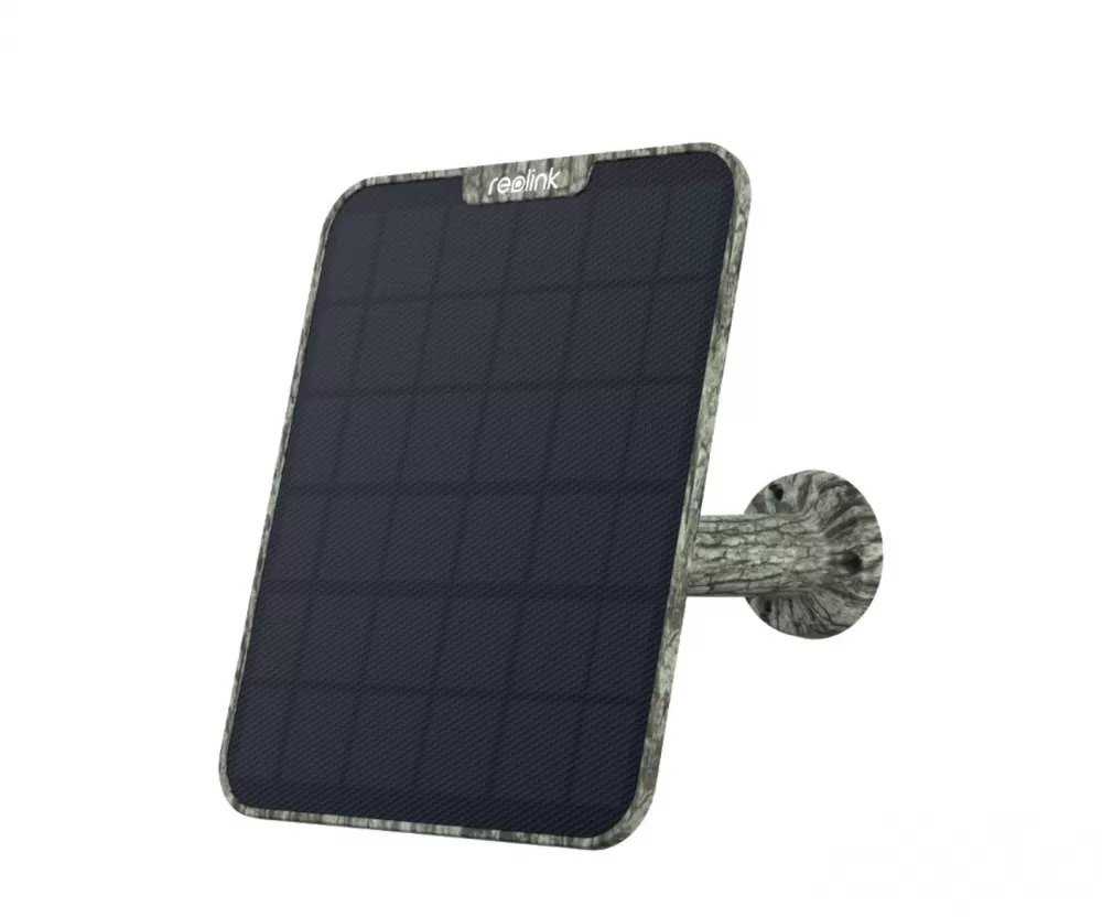 Reolink - TrackMix Series G770 Camouflage with Solar Panel 2 4G LTE Dual-Lens Battery Security Camera - PTZ - 8 MP - 2.8mm/F1.6 - IP65 - H.264/H.265 - Micro SD, Max. 256 GB