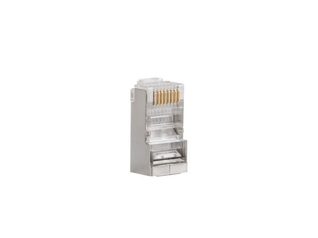 Lanberg - RJ45 CAT.6 FTP Plug 8P8C PASS Through Type, 100 pcs - PLS-6000EZ - Transparent