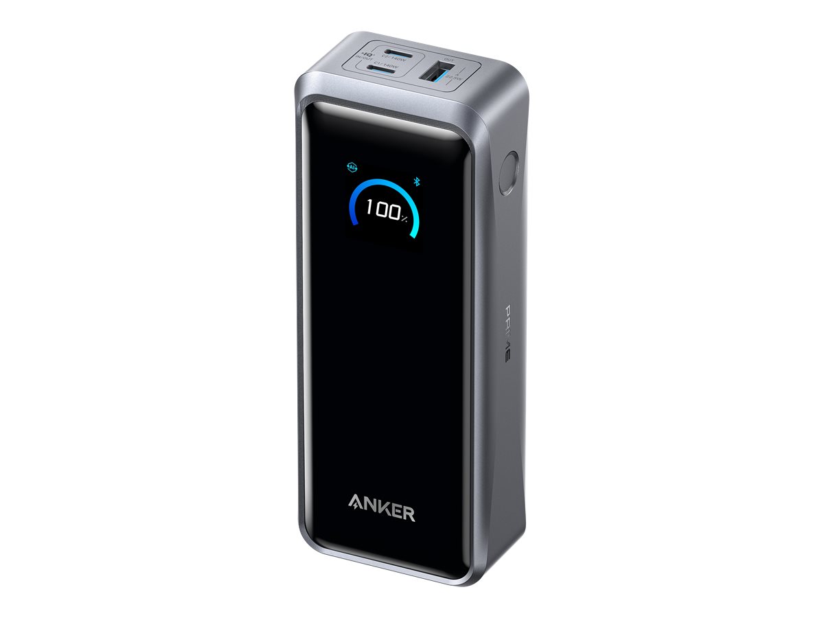 Anker Prime power bank - USB, 2 x USB-C - 300 Watt - 26250 mAh - Black