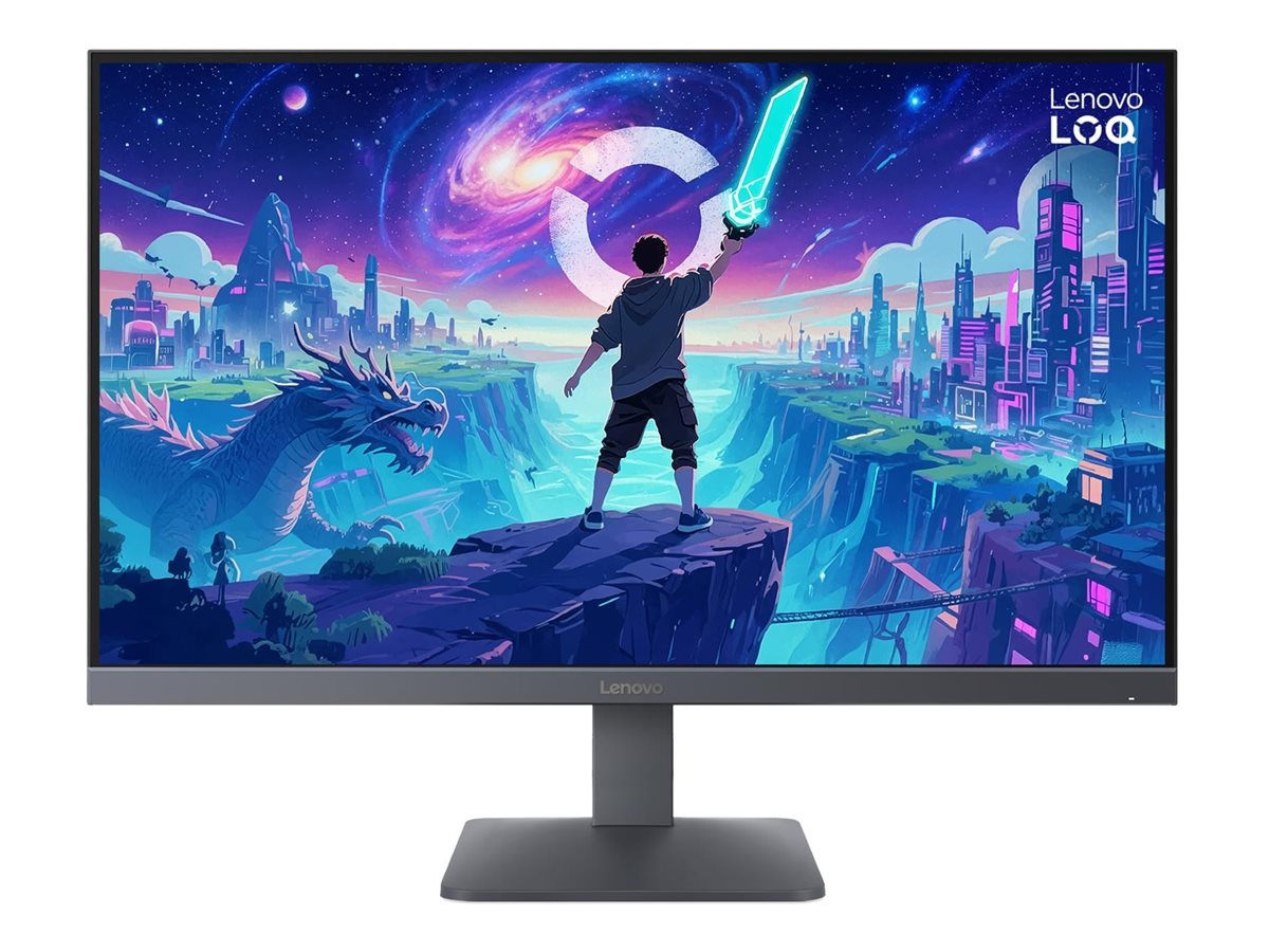 Lenovo - LOQ 27Q-10 - 27 " - IPS - QHD - 16:9 - 180 Hz - 0.5/1/2/3/4 ms - 2560 x 1440 pixels - 300 cd/m² - 2 - Grey