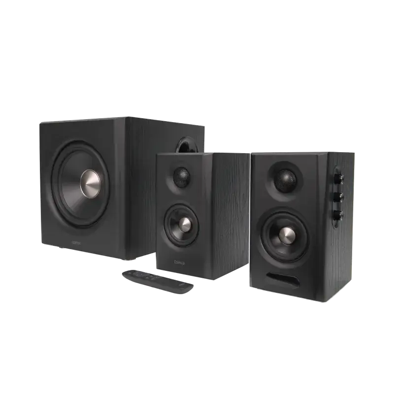 Edifier 2.1 Active Speaker - S355DB - 150 W - Bluetooth - Wireless connection - Black