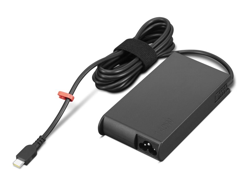 Lenovo ThinkPad Mobile Workstation 140W USB-C GaN Slim AC Adapter-EU - Power adapter - 1 x 24 pin USB-C - 28 V - 140 W
