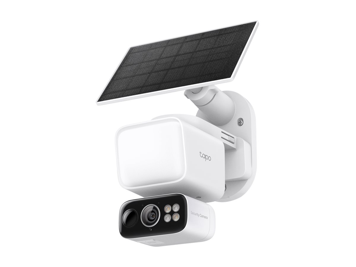 TP-LINK - Tapo C615F KIT - Solar-Powered Floodlight Pan/Tilt Security Camera Kit - 3 MP - F/1.6 - H.264 - MicroSD Card Up to 512 GB