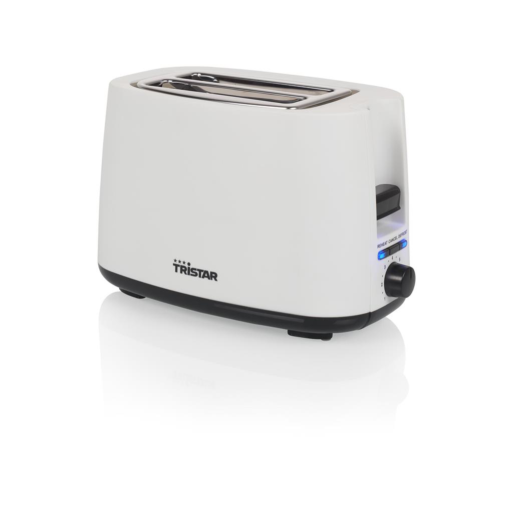Tristar Toaster - BR-1055 - Power 750 W - Number of slots 2 - Housing material Plastic - White