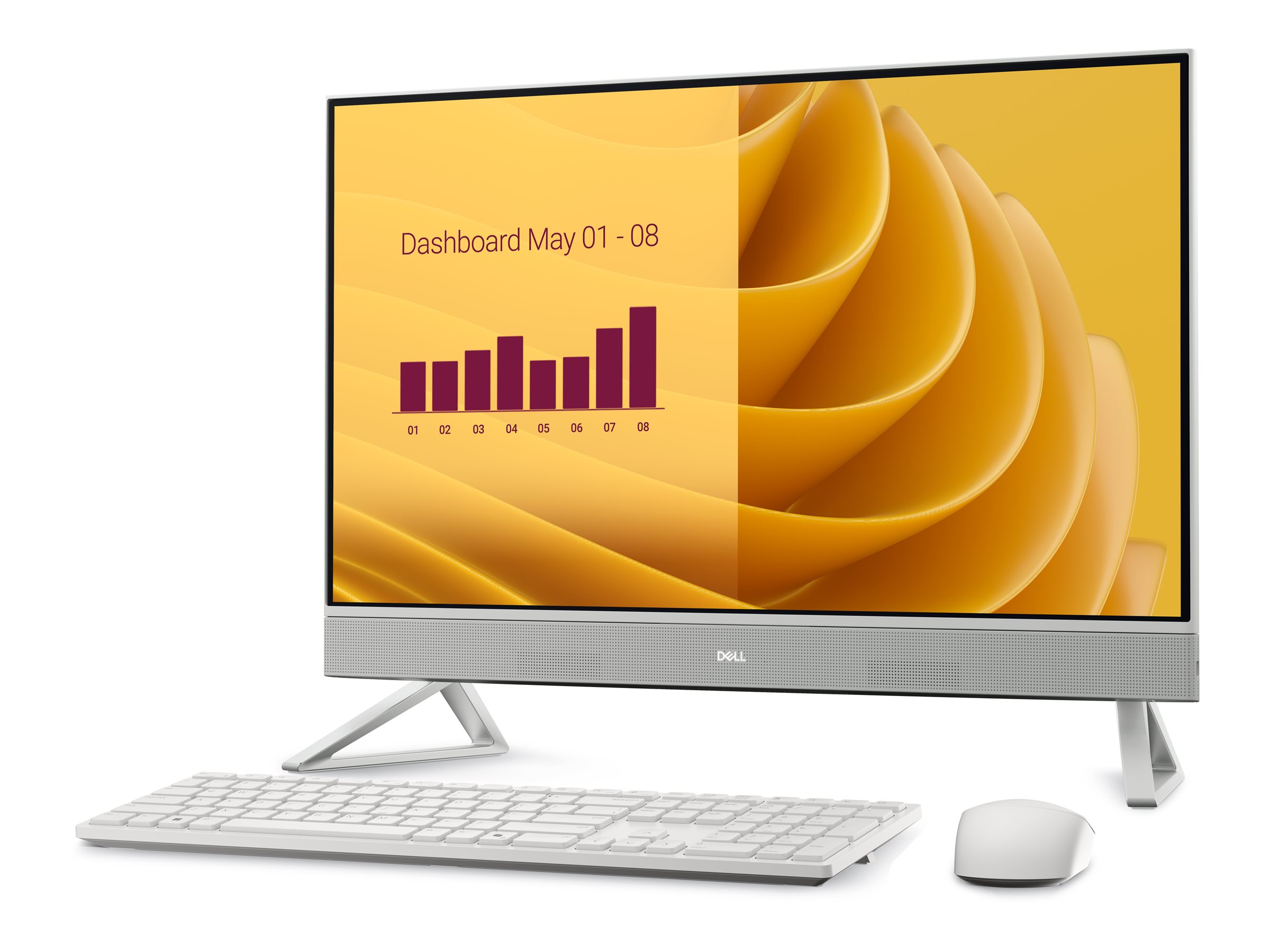 Dell EC27250 - Desktop - AIO - 27 " - Intel Core 7 - 150U - 16 GB - DDR5 - 1000 GB - Intel Graphics - US International - Windows 11 Pro