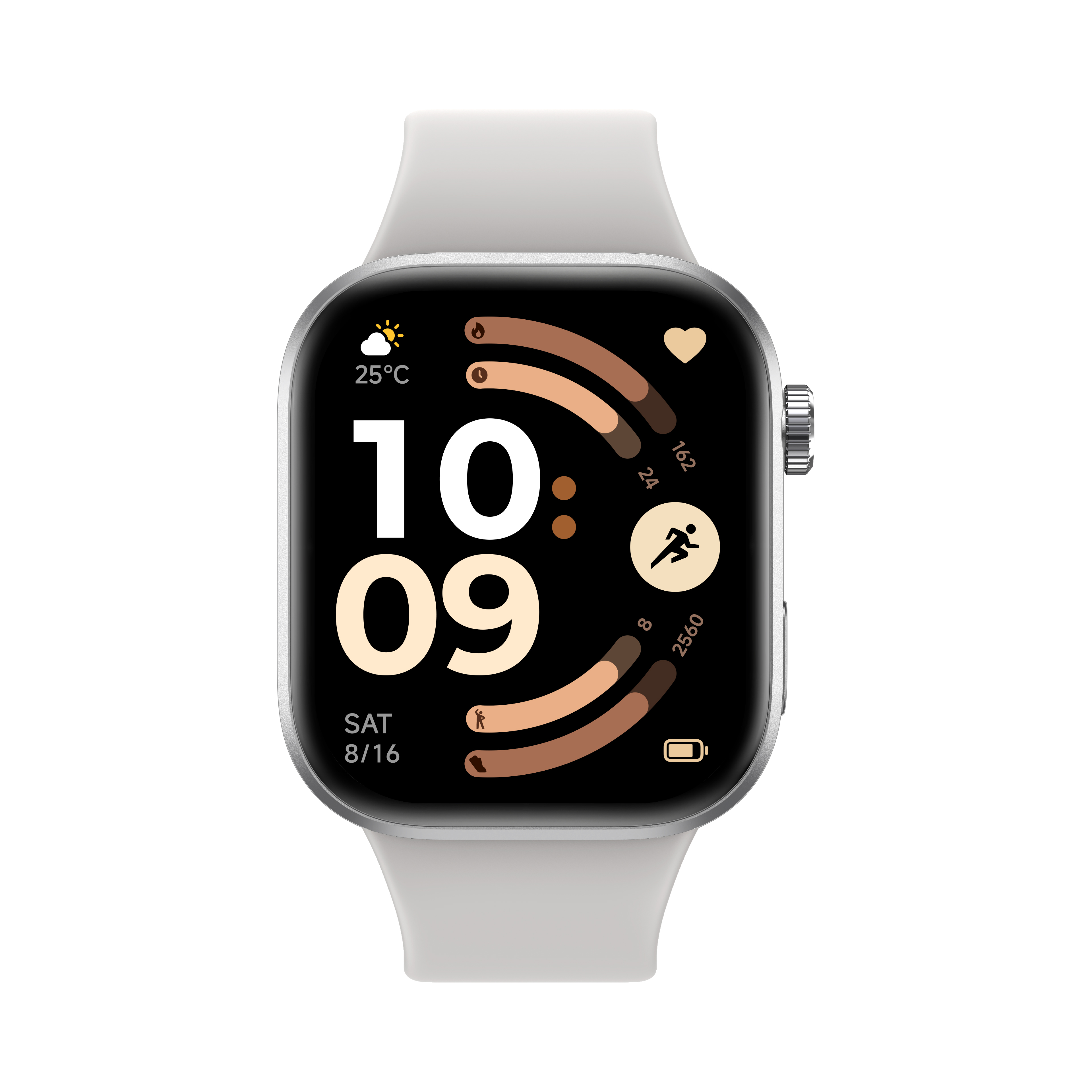 Xiaomi REDMI Watch 6 - Smart watch - GPS (satellite) - AMOLED - 2.07" - Waterproof - Silver Gray