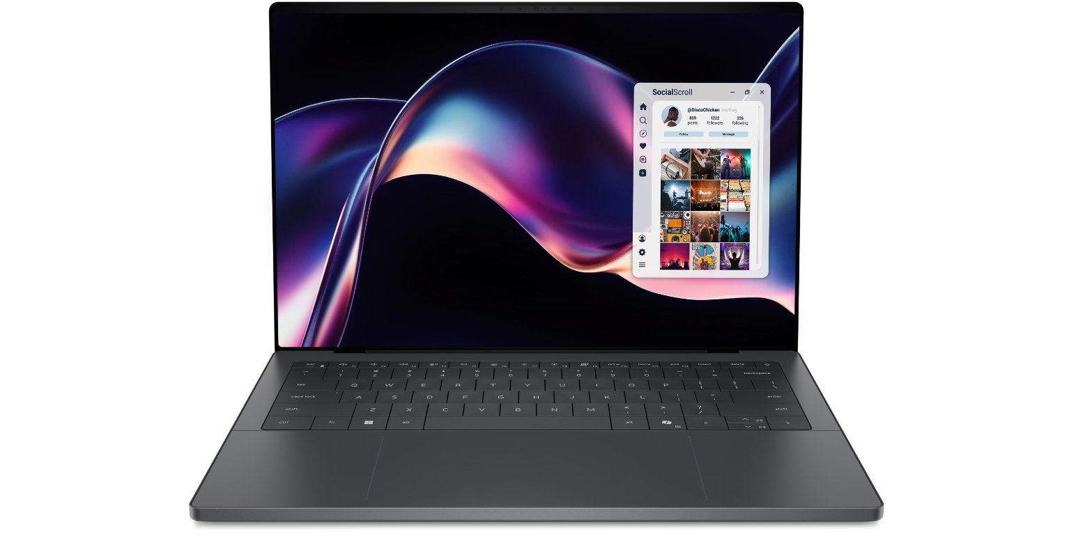 Dell XPS 14 DA14260 - Graphite - 14 " - Touchscreen - OLED - Intel Core Ultra X7 - 358H - 32 GB - LPDDR5x - Solid-state drive capacity 1000 GB - Intel Arc graphics - Windows 11 Pro - Bluetooth version 6 - Keyboard language English - Keyboard backlit - War