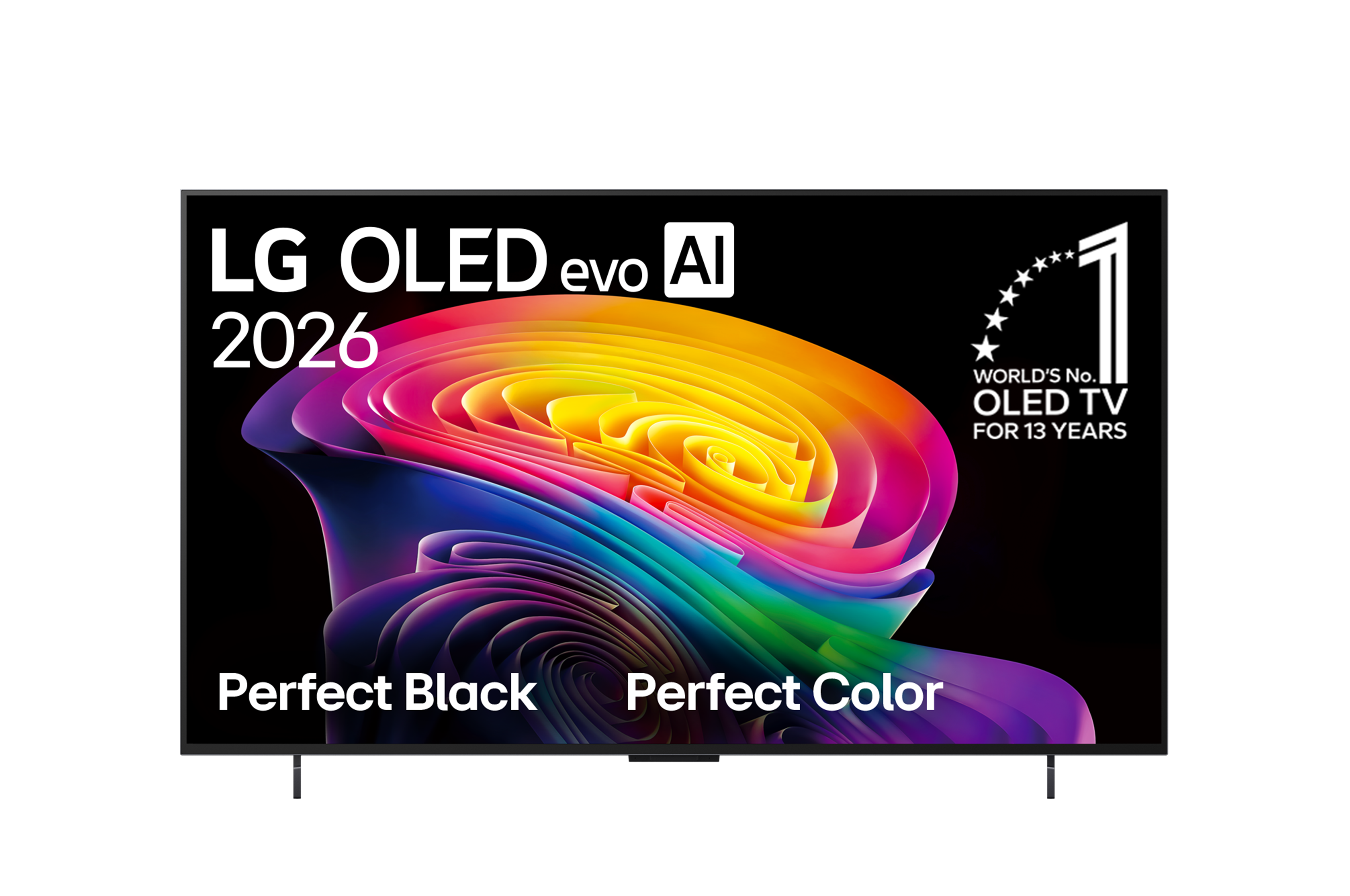 LG OLED 4K evo AI C6 TV - OLED42C61LA - 42 - Smart TV - webOS - UHD - Black