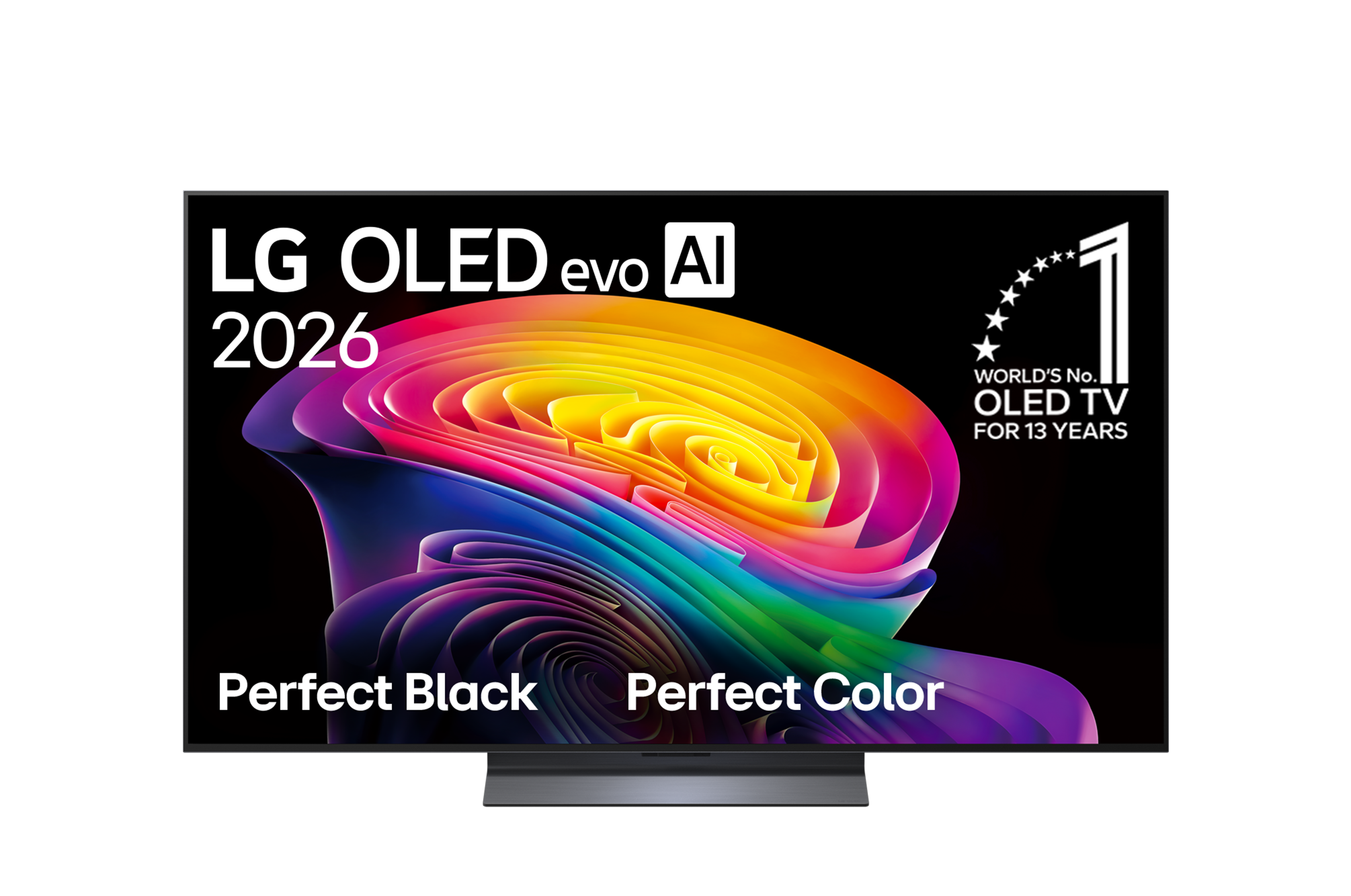 LG OLED 4K evo AI C6 TV - OLED55C61LA - 55 - Smart TV - webOS - UHD - Black