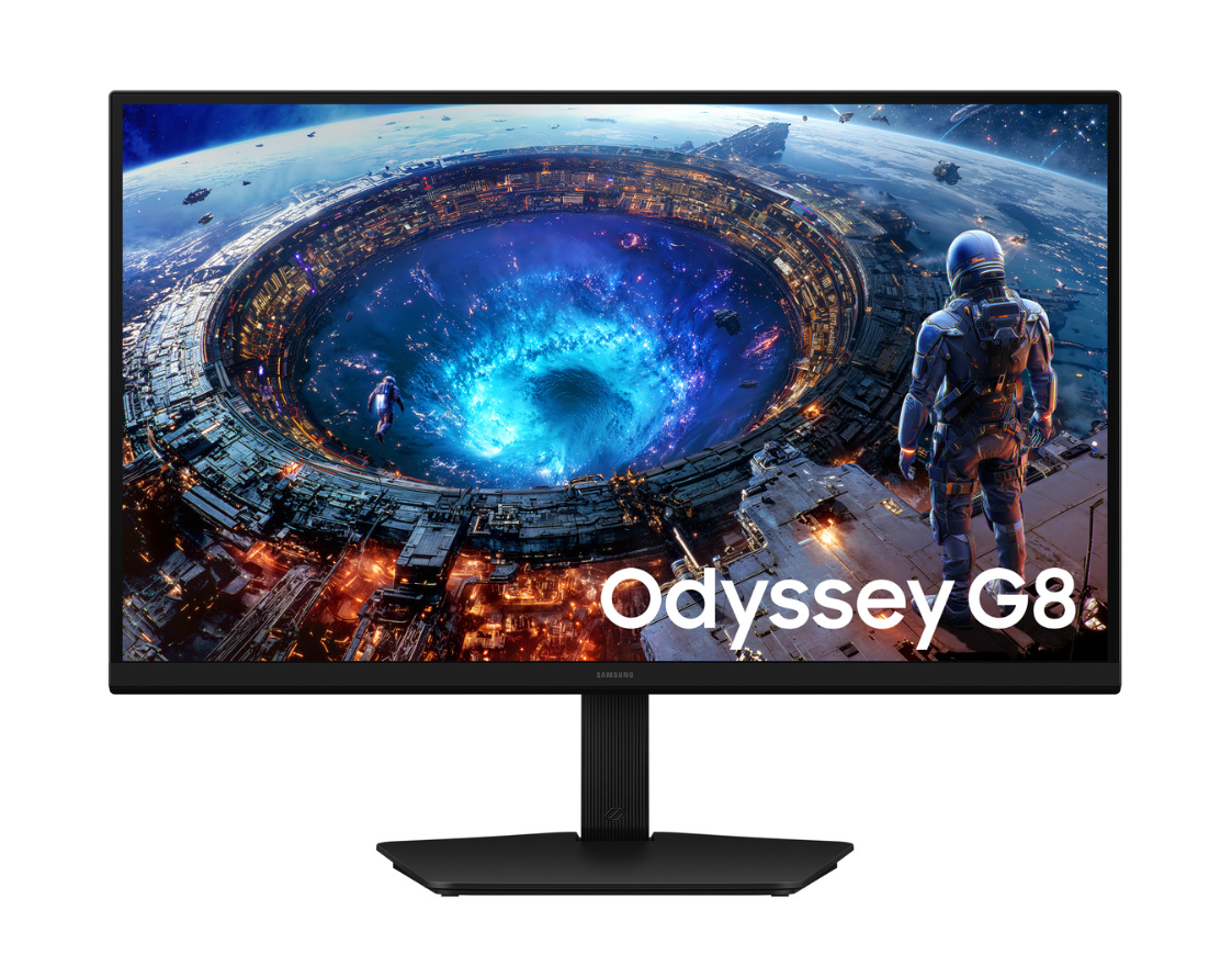 Samsung - Odyssey G8 LS27HG806EFXEN - 27 " - IPS - QHD - 16:9 - 360 Hz - 1 ms - 5120 x 2880 pixels - 350 cd/m² - HDMI ports quantity 2 - Black