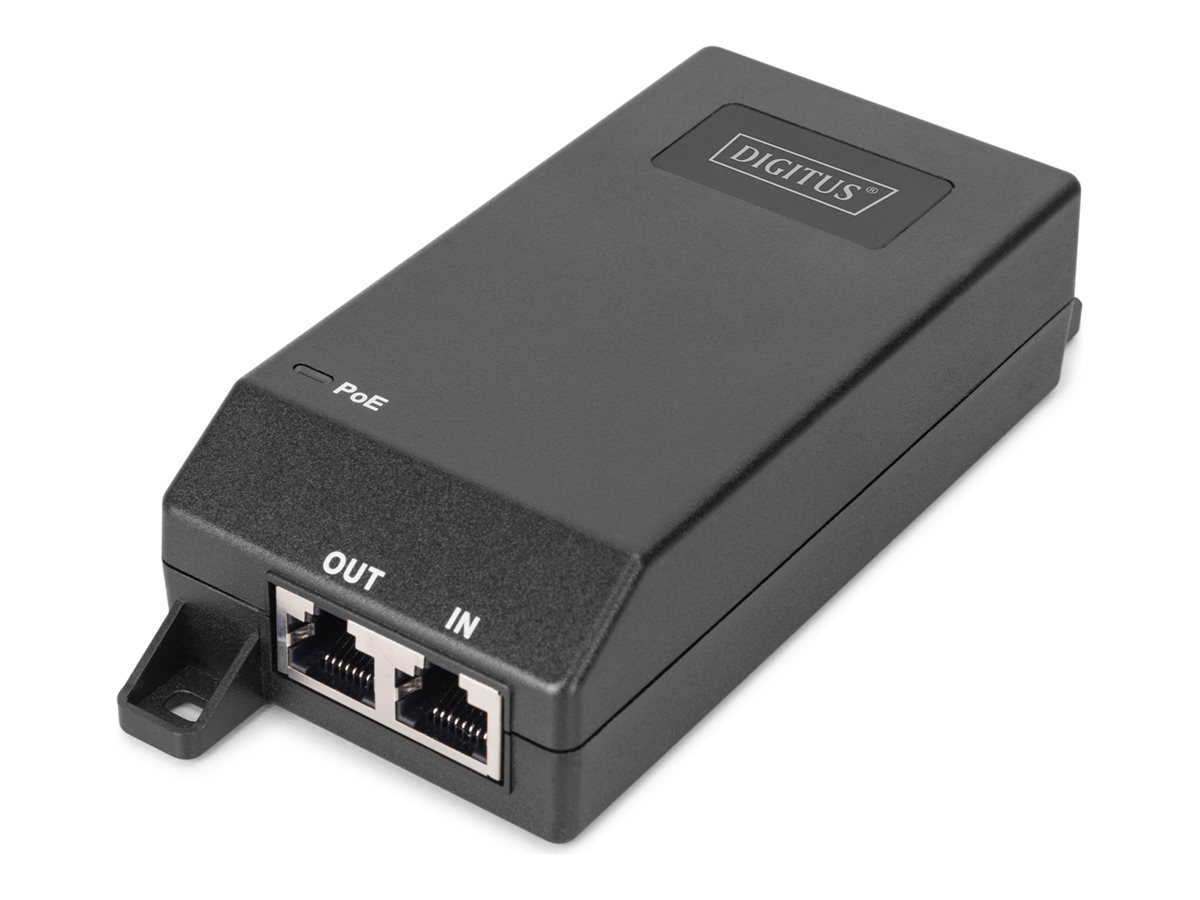 Digitus Gigabit Ethernet PoE+ injector, 802.3at, 30 W - DN-95103-3