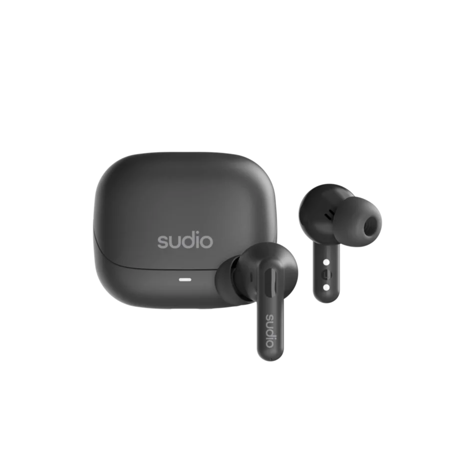Sudio Earbuds - C8 - Bluetooth - Microphone - Black - Noise canceling - Noise reduction - Wireless