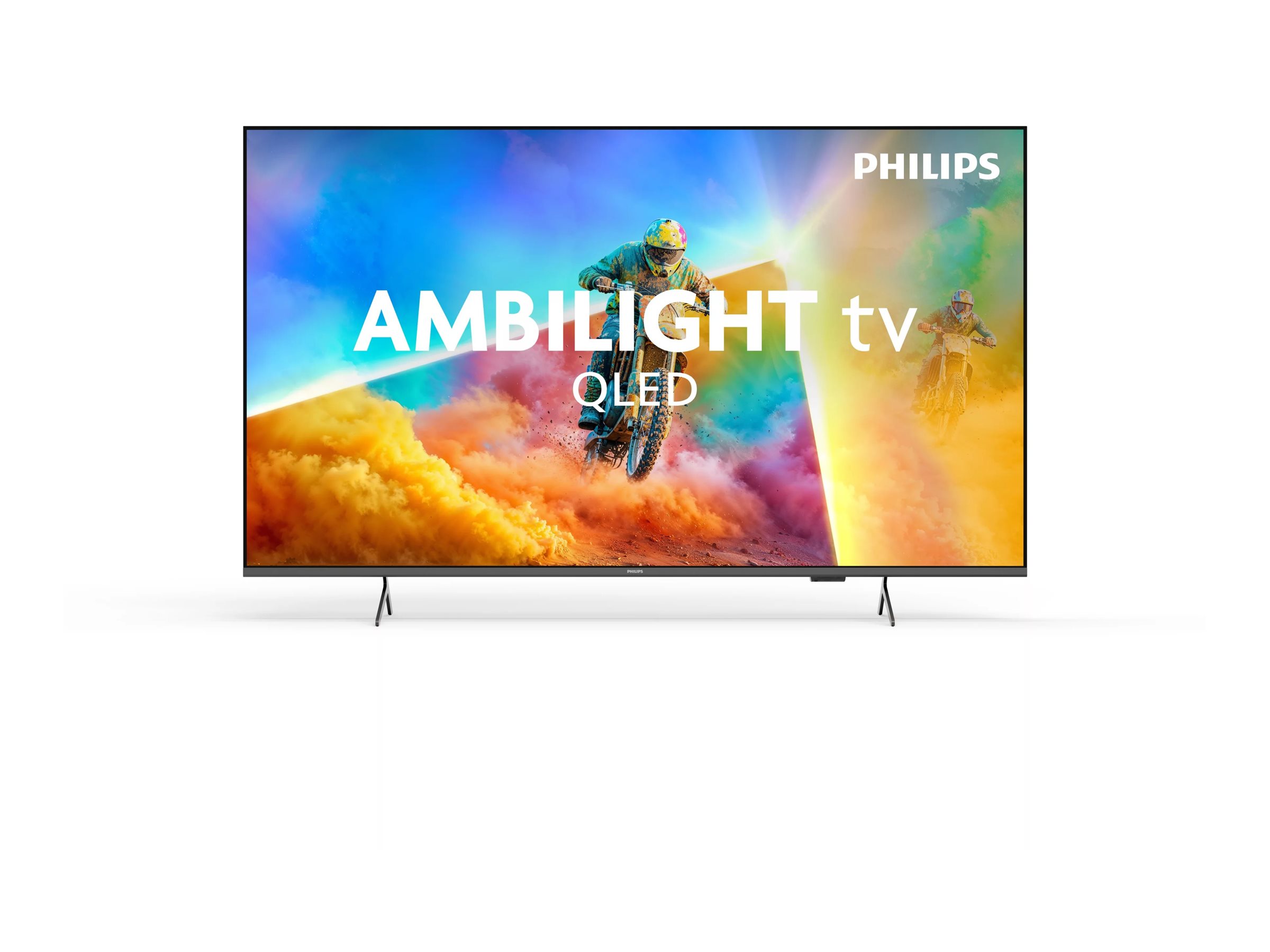 Philips 4K QLED Ambilight TV - 43PQS8501/12 - 43" - Smart TV - TITAN OS - UHD - Black