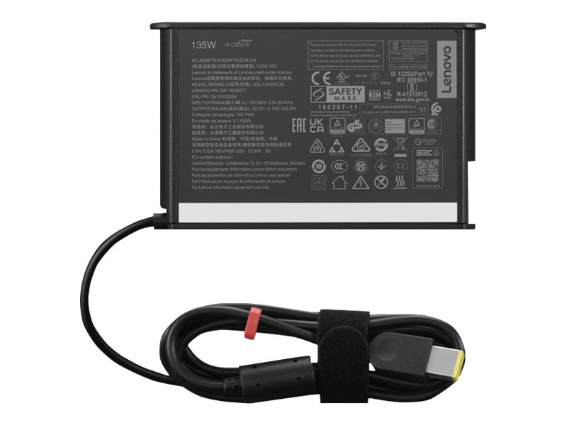 Lenovo ThinkCentre 135W AC Adapter Gen 2 (Slim Tip)-EU1/Arabia/Indonesia/ROK - Lenovo