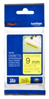 Brother - TZe-S621 Strong Adhesive Laminated Tape - Black on Yellow - TZe - 8 m - 9 cm