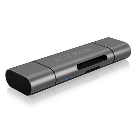 Raidsonic - External card reader with multi-USB connector - External - Micro SDHC, Micro SDXC, microSD 3.0 UHS-I SD, SDHC, SDXC, SD 2.0 UHS-I, MMC - external