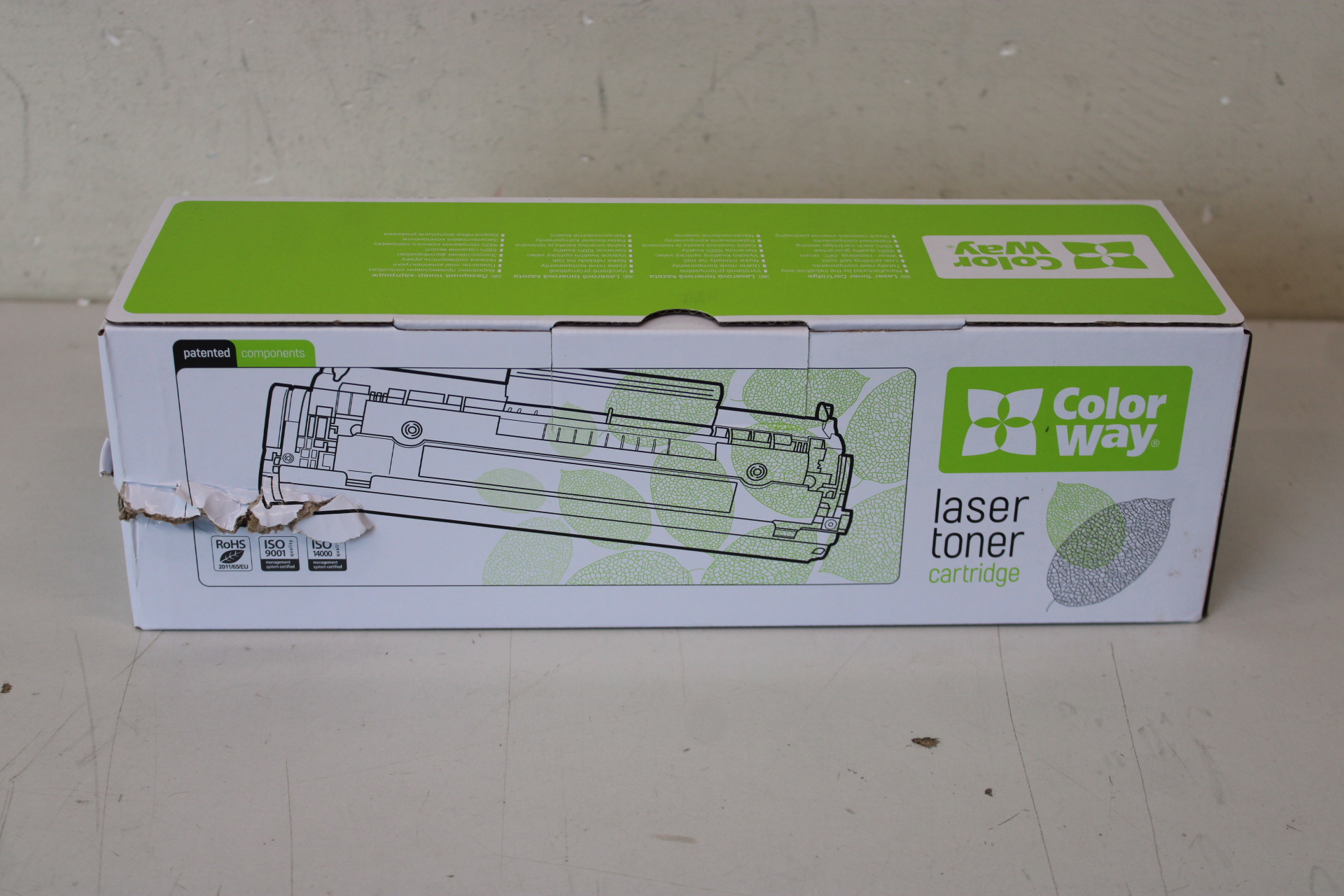 SALE OUT. ColorWay toner cartridge for Canon:737; HP CF283X - SALE OUT. ColorWay Toner Cartridge - Black - DAMAGED PACKAGING