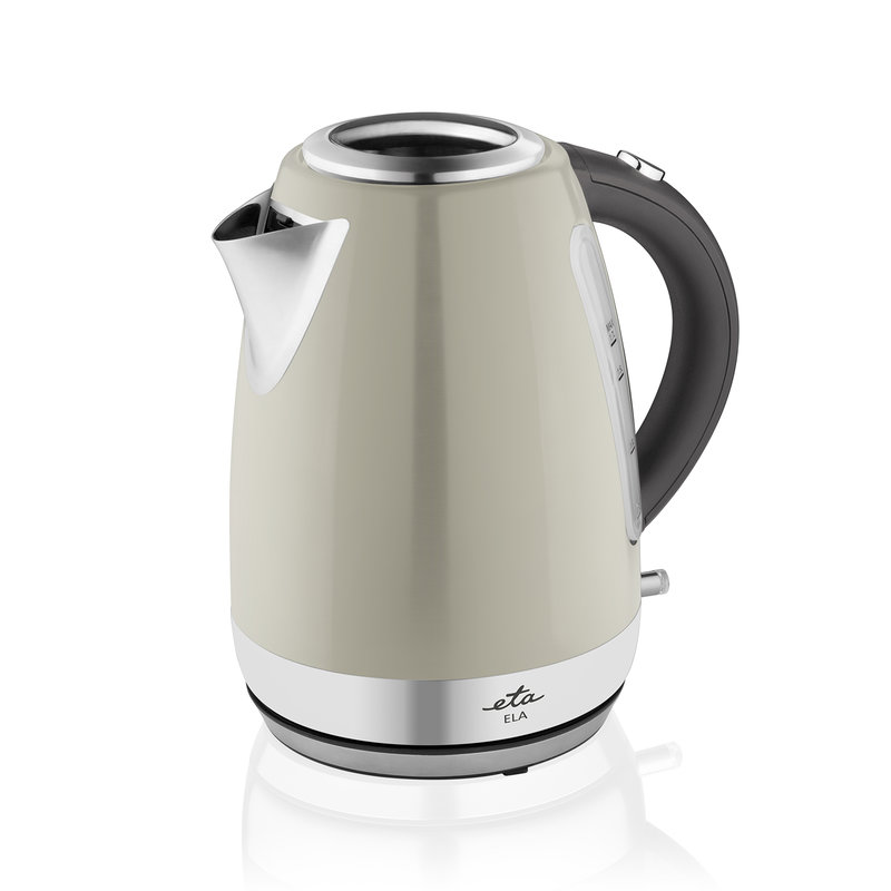ETA - Kettle - ELA ETA859890070 - Standard - 2100 W - 1.7 L - Stainless steel - 360° rotational base - Cream